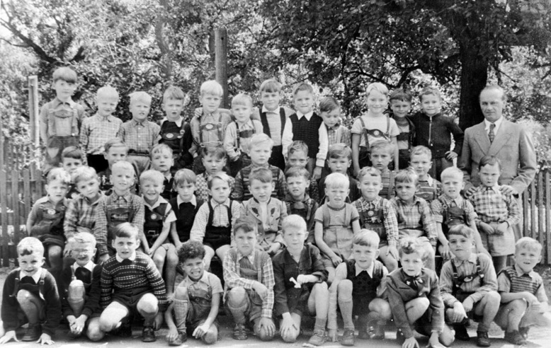Schler Oberursel Schule Mitte Schulanfnger-Klasse 1953